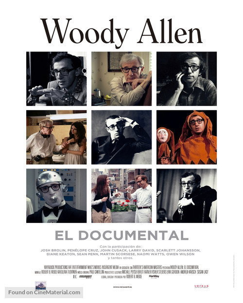 Woody Allen: A Documentary - Spanish Movie Poster