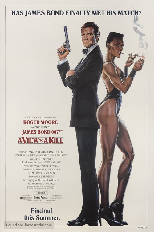 A View To A Kill - Movie Poster
