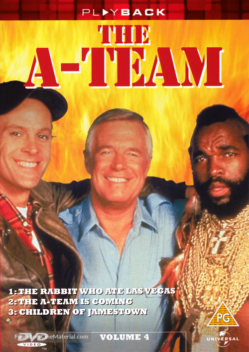 &quot;The A-Team&quot; - British DVD movie cover
