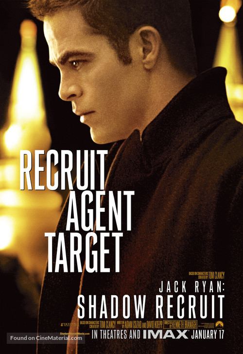 Jack Ryan: Shadow Recruit - Movie Poster