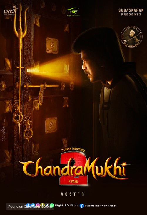 Chandramukhi 2 - French Movie Poster