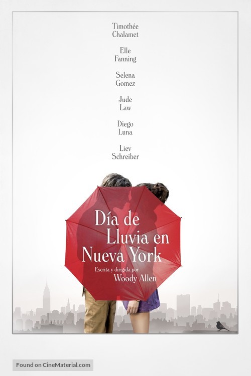 A Rainy Day in New York - Spanish Movie Cover