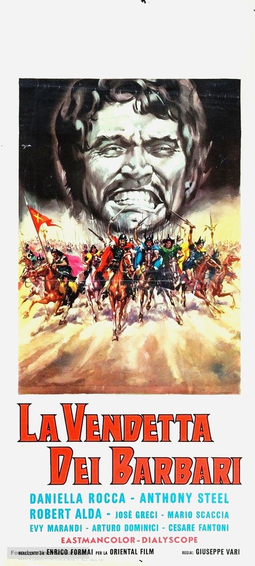La vendetta dei barbari - Italian Movie Poster