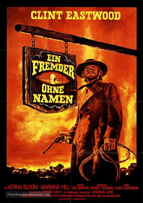 High Plains Drifter - German Movie Poster