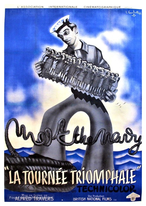 Meet the Navy - French Movie Poster