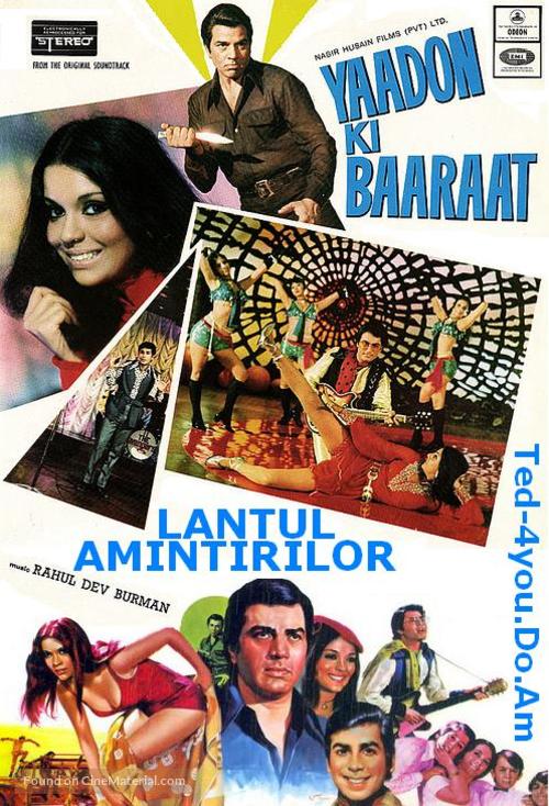 Yaadon Ki Baaraat - Romanian Movie Poster