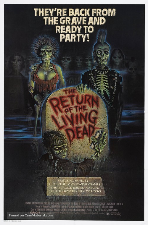 The Return of the Living Dead - Movie Poster