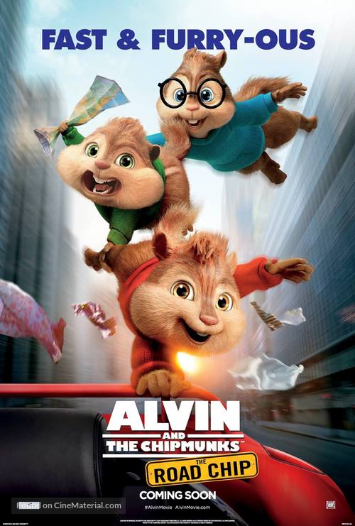 Alvin and the Chipmunks: The Road Chip - Theatrical movie poster