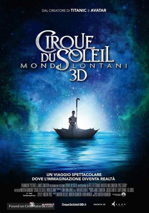 Cirque du Soleil: Worlds Away - Italian Movie Poster