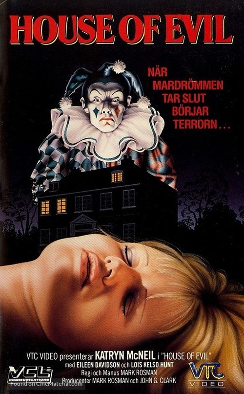 The House on Sorority Row - Swedish VHS movie cover