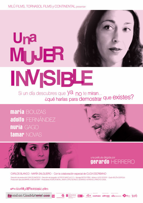Mujer invisible, Una - Spanish Movie Poster