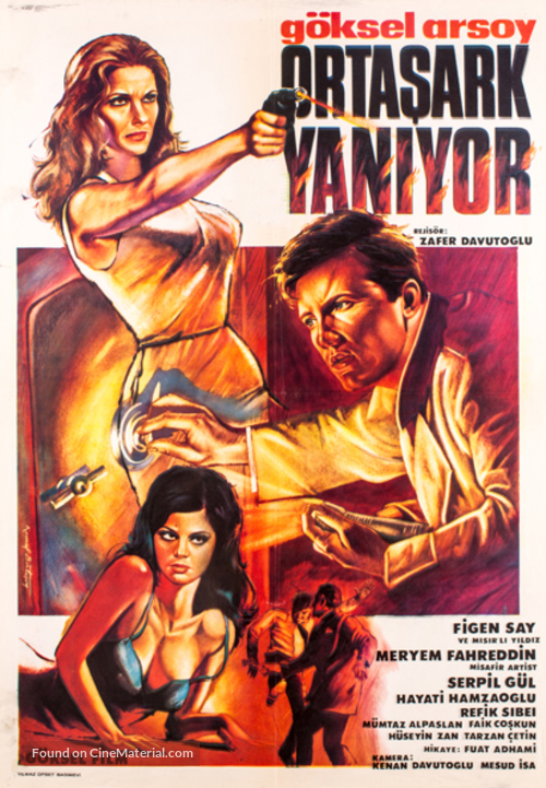 Ortasark yaniyor - Turkish Movie Poster