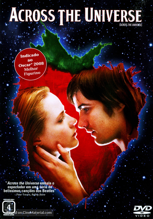 Across the Universe - Brazilian DVD movie cover