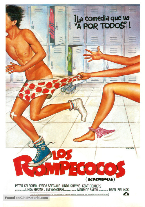 Screwballs - Spanish Movie Poster