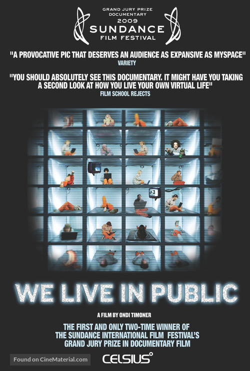We Live in Public - Movie Poster