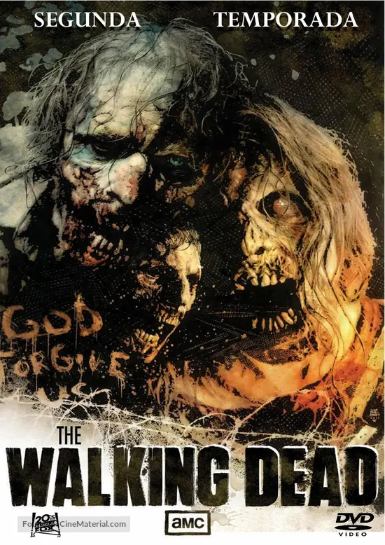 &quot;The Walking Dead&quot; - Brazilian DVD movie cover