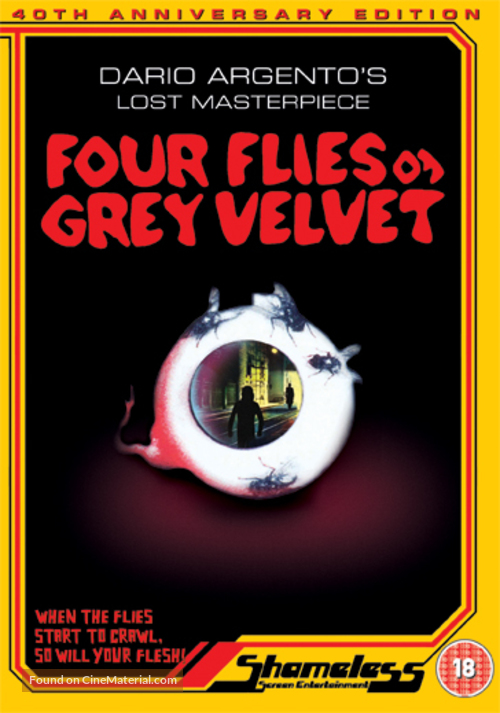 4 mosche di velluto grigio - British DVD movie cover