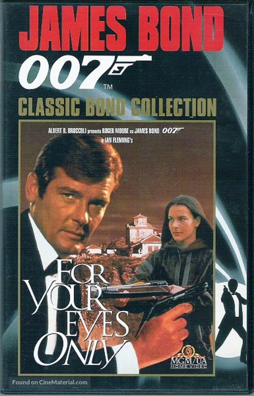For Your Eyes Only - Belgian Movie Cover