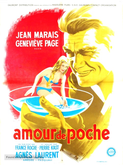 Un amour de poche - French Movie Poster