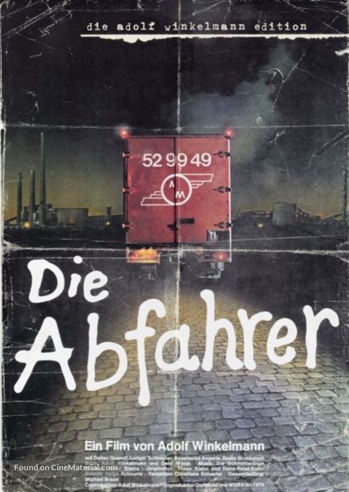 Die Abfahrer - German Movie Cover