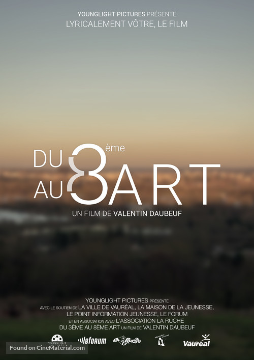 Du 3&egrave;me au 8&egrave;me art - French Movie Poster