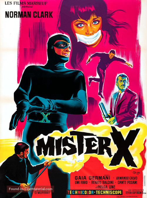 Mister X - French Movie Poster