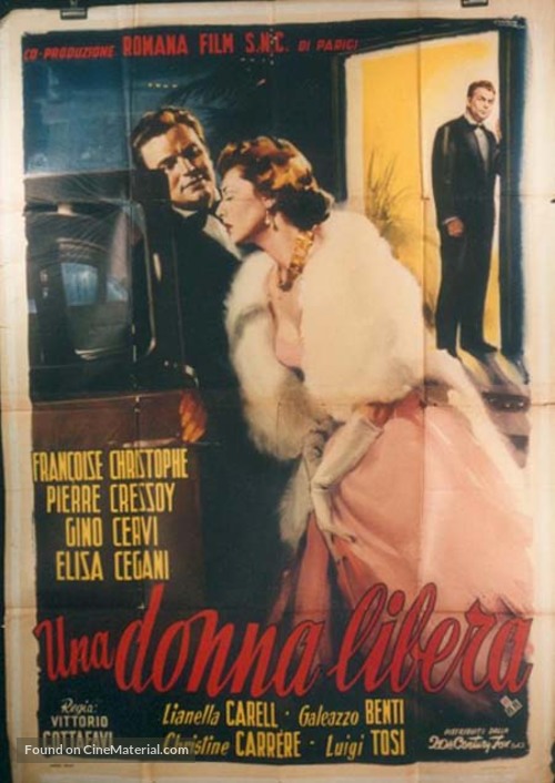 Una donna libera - Italian Movie Poster