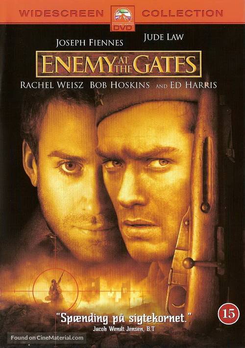Enemy at the Gates - Danish DVD movie cover
