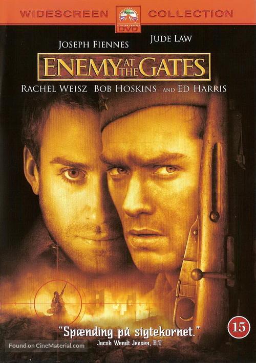 Enemy at the Gates - Danish DVD movie cover
