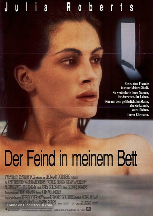 Sleeping with the Enemy - German Movie Poster