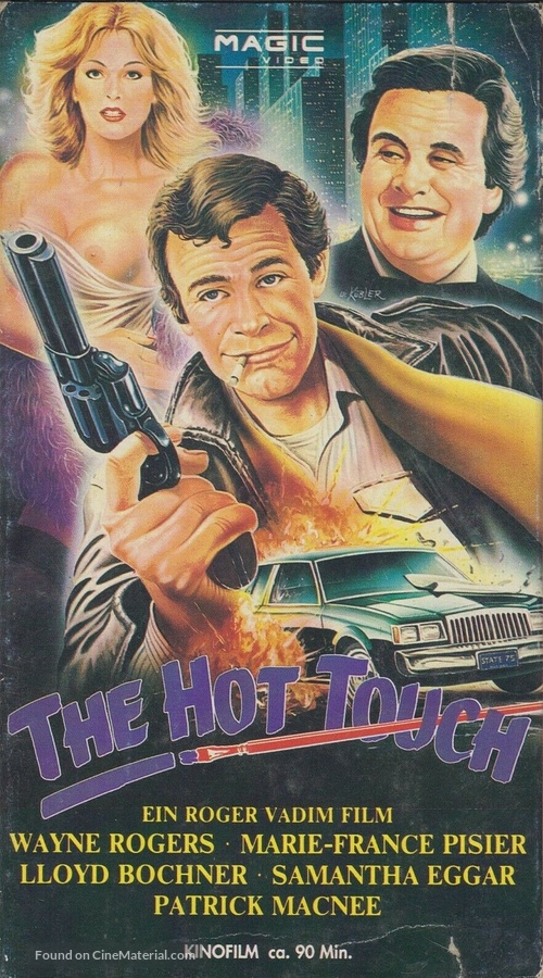 The Hot Touch - German VHS movie cover