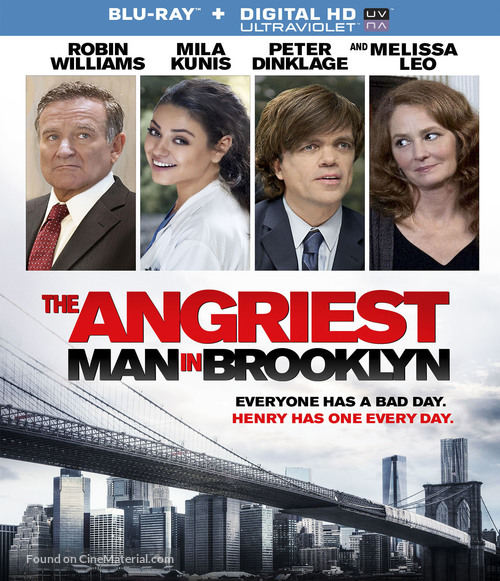 The Angriest Man in Brooklyn - Blu-Ray movie cover