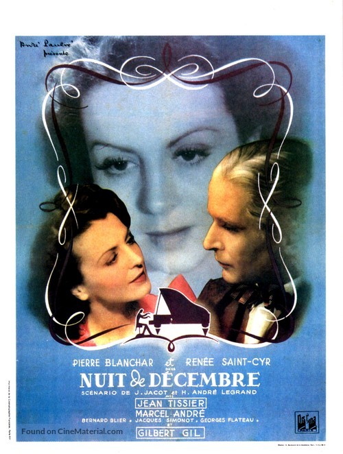 Nuit de d&eacute;cembre - French Movie Poster