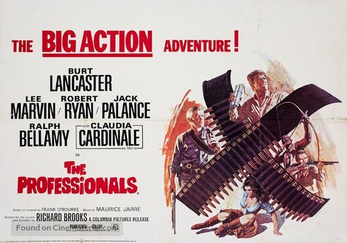 The Professionals - British Movie Poster