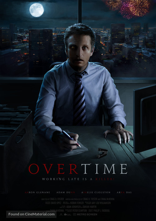 Overtime - Australian Movie Poster