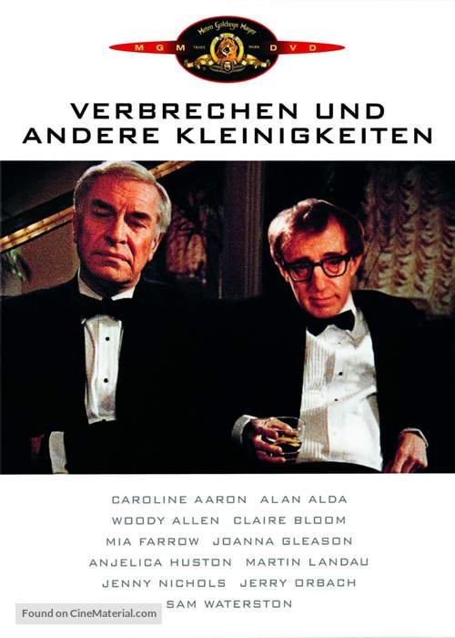 Crimes and Misdemeanors - German DVD movie cover