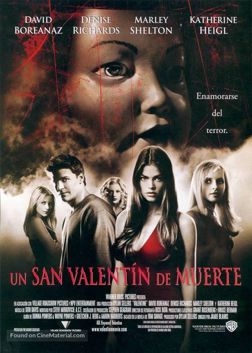 Valentine - Spanish Movie Poster