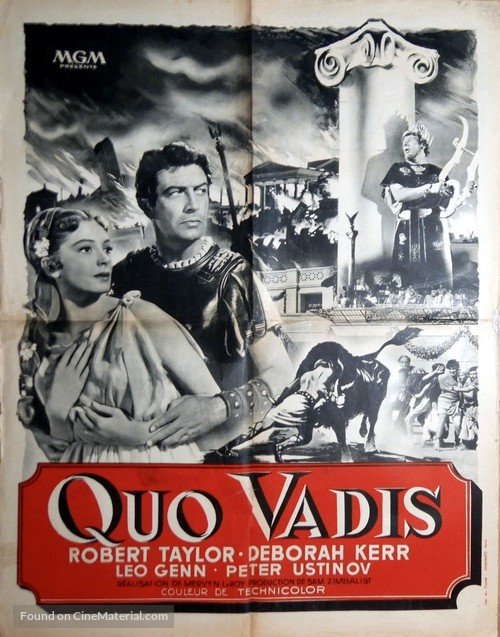 Quo Vadis - French Movie Poster
