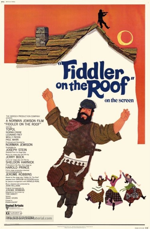 Fiddler on the Roof - Movie Poster