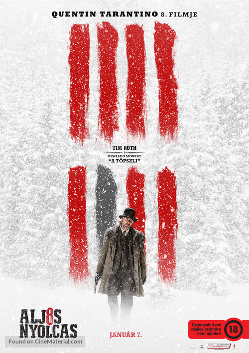 The Hateful Eight - Hungarian Movie Poster