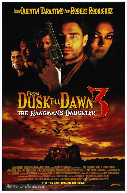 From Dusk Till Dawn 3: The Hangman&#039;s Daughter - Video release movie poster