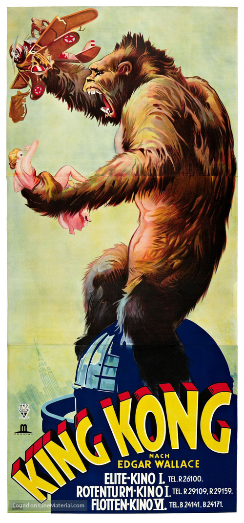 King Kong - Austrian Movie Poster