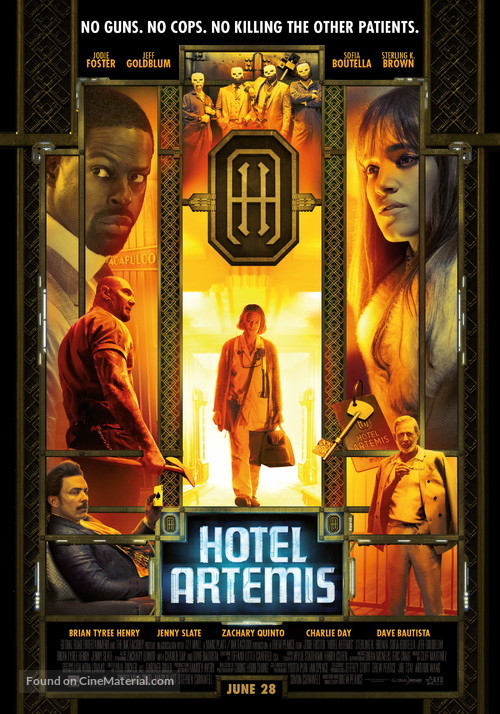 Hotel Artemis - Dutch Movie Poster