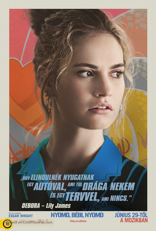 Baby Driver - Hungarian Movie Poster