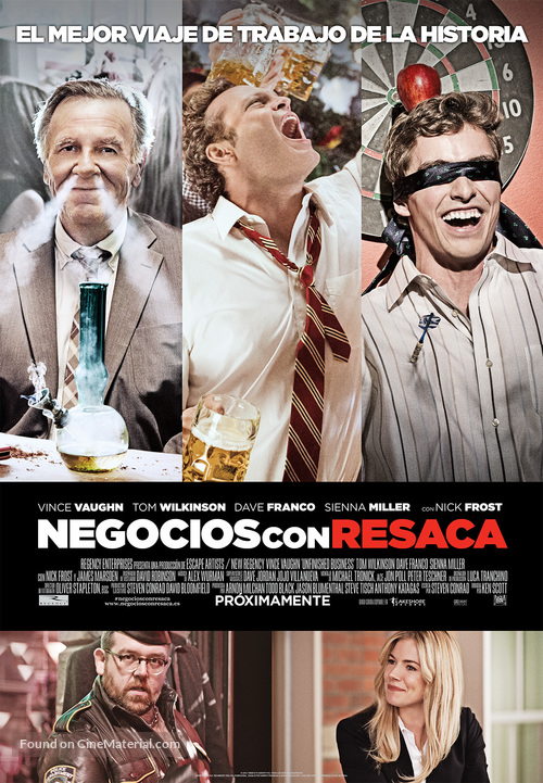 Unfinished Business - Spanish Movie Poster