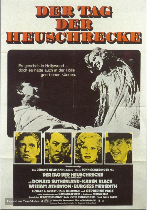 The Day of the Locust - German Movie Poster