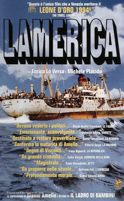 Lamerica - Italian Movie Poster