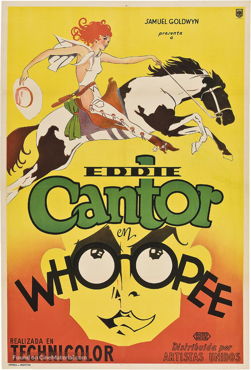 Whoopee! - Argentinian Movie Poster