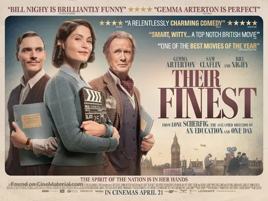 Their Finest - British Movie Poster