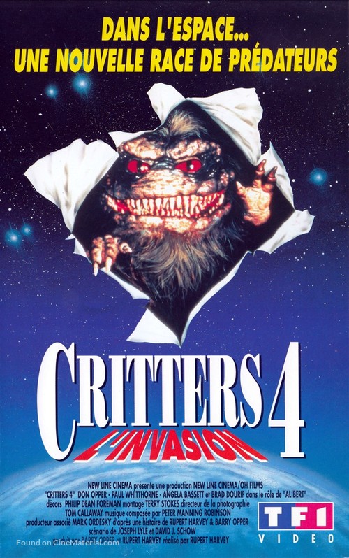 Critters 4 - French VHS movie cover